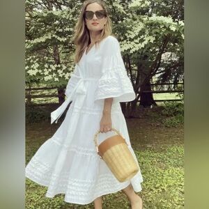 Lisa Marie Fernandez X Target Ric Rac Flare Sleeve Dress, Size S